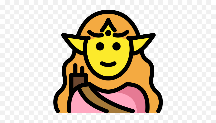 Woman Elf - Clip Art Emoji,Elf Emoji