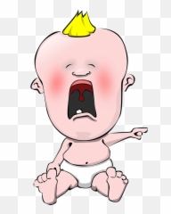 Baby Wont Stop - Crying Baby Cartoon Emoji,Laughing So Hard I'm Crying Emoji