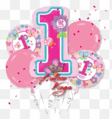 1st Birthday Sweet Girl Bouquet Emoji,Birthday Girl Emoji