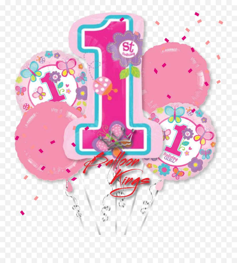 1st Birthday Sweet Girl Bouquet Emoji,Birthday Girl Emoji