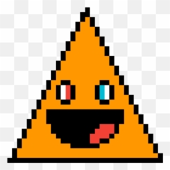 Pixilart - Impossible Triangle Pixel Art Emoji,Dorito Emoji