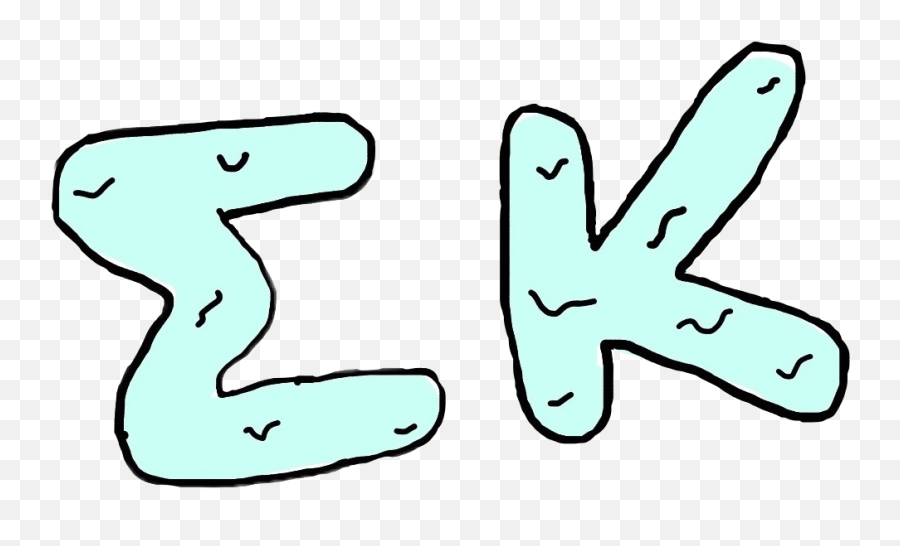 Letters Sigmakappa Paint Blue Sororit - Clip Art Emoji,Sigma Emoji