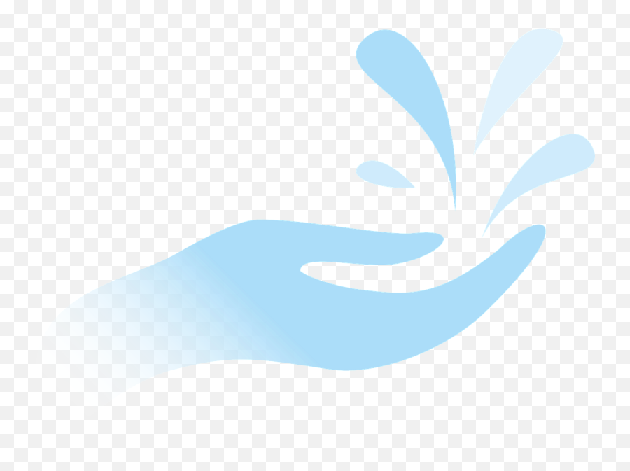 Hand Drops Water Stylized Blue - Gota De Agua Em Mão Png Emoji,Wet Drops Emoji