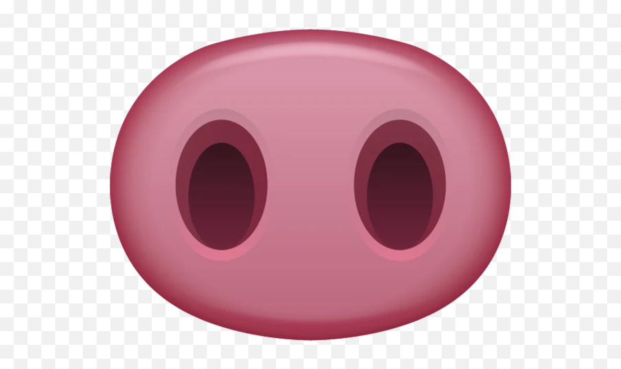 Pig Nose Emoji - Pig Nose Emoji Png,Pig Emoji