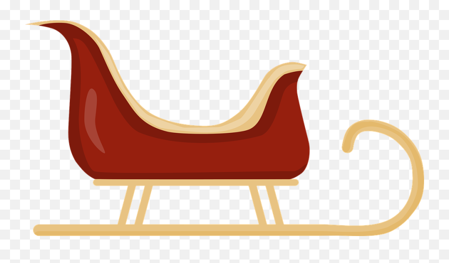 Santa Claus Sleigh Christmas - Santa Sleigh Santa Chariot Craft Emoji,Santa Sleigh Emoji