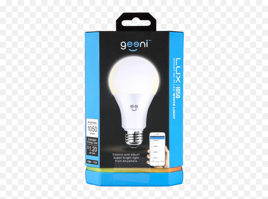Geeni Lux 1050 Smart Wi - Compact Fluorescent Lamp Emoji,Light Bulb Camera Action Emoji