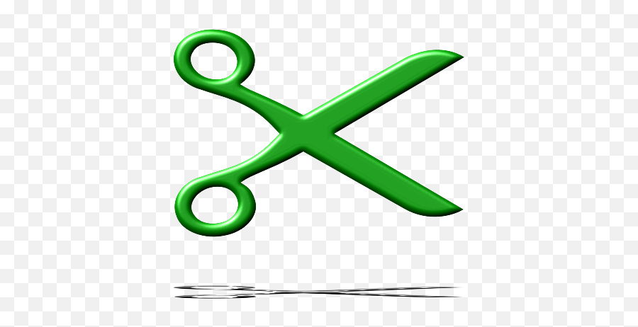 Green Scissors - Green Scissors Clipart Emoji,Cut And Paste Emoji Art