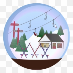 Mountains Skiing Ninagarman Freetoedit - Circle Emoji