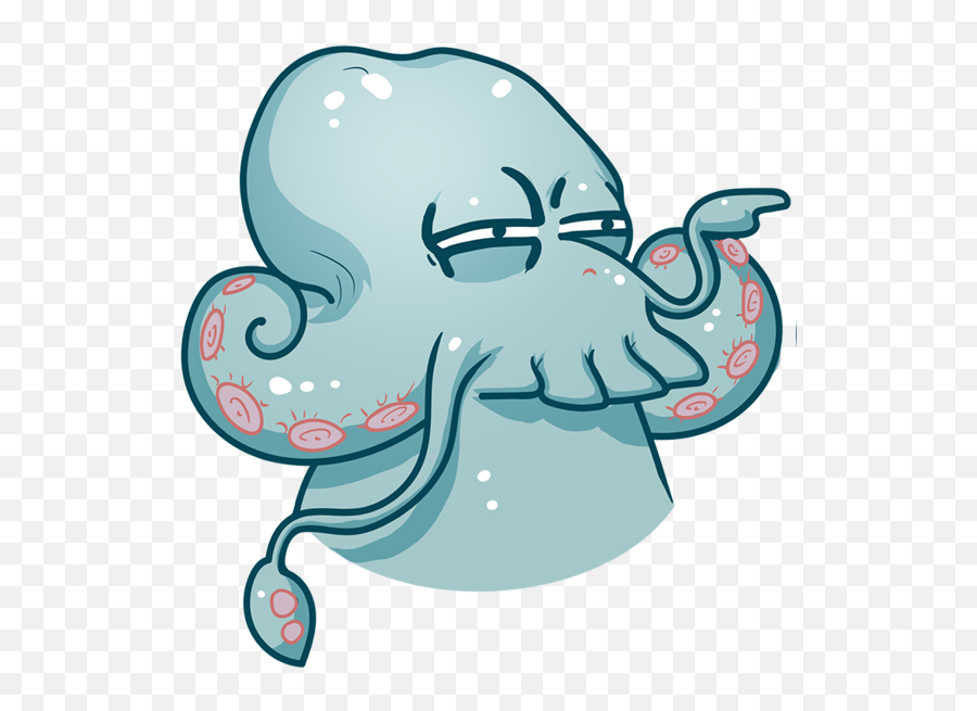 Cthulhu Calls - Mammoth Telegram Sticker Emoji,Cthulhu Emoji