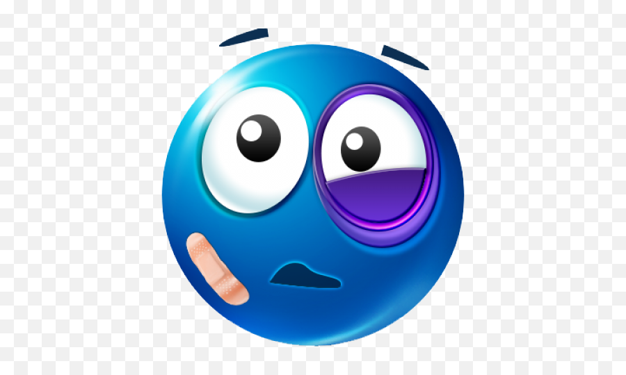 Blue Eyes Clipart Emoji Eye - Black And Blue Emoji,Star Eyes Emoji