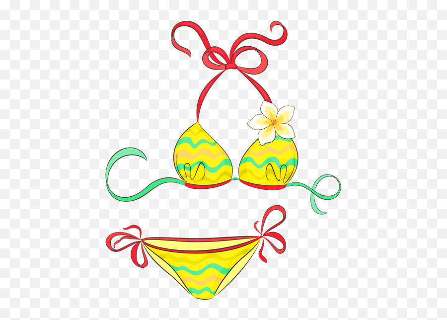 Kid Clipart Swimsuit Kid Swimsuit - Bikini Clipart Png Emoji,Swimsuit Emoji