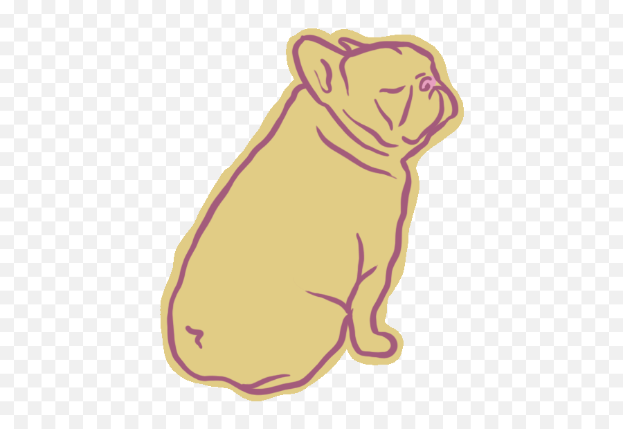 The Frenchie Sticker Pack - Illustration Emoji,Bulldog Emoji