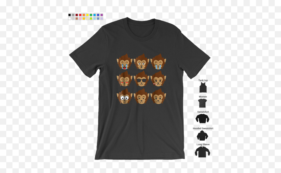 Werewolf T - Shirt Howling Wolf Face Head Lone Monster Tee 3d Senior Night Shirts 2019 Emoji,Emoji Wolf