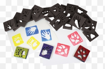 Econocrafts Animal Track Stampers - Peciatky Stopy Zvierat Emoji,Abs Emoji