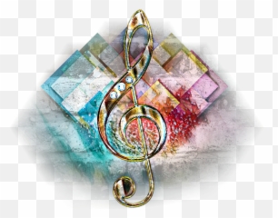 Music Trebleclef Treble Colorful - Sticker By Shay Crystal Emoji,Treble Clef Emoji