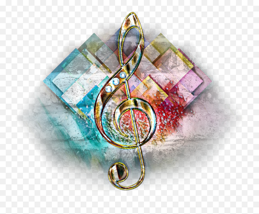 Music Trebleclef Treble Colorful - Sticker By Shay Crystal Emoji,Treble Clef Emoji