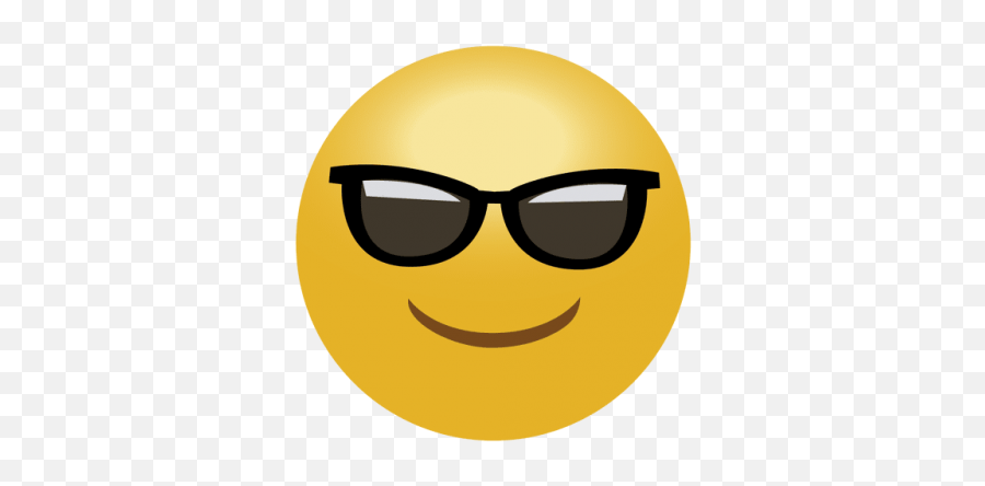 Sunglasses Emoji Picture - Cool Emoji Transparent Background,Sunglasses Emoji