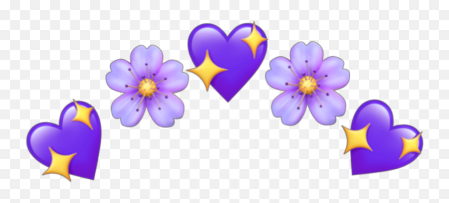 Heart Hearts Tumblr Purpleheart Emoji Sticker Emojis - Family Emoji,Family Emojis