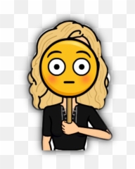 Bitmoji Emoji This Is Sticker By - Happy,Worry Emoji
