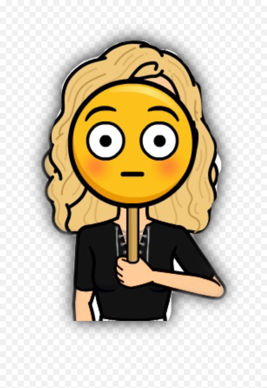 Bitmoji Emoji This Is Sticker By - Happy,Worry Emoji