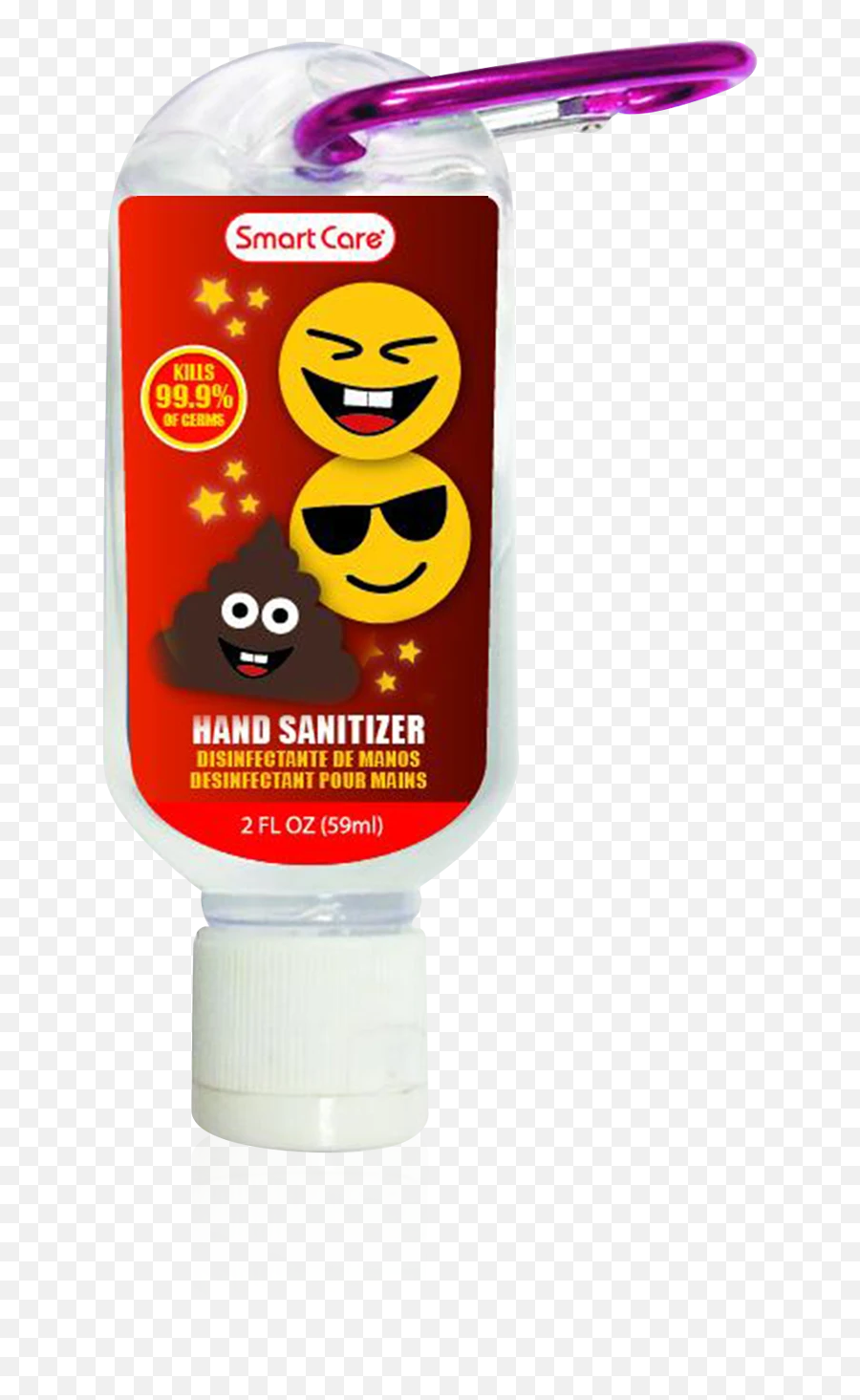 Smart Care Emoji Hand Sanitizer 2 Fl Oz - Cartoon,Don't Care Emoji