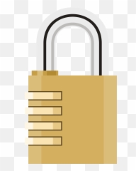 Code Lock Clipart - Vertical Emoji