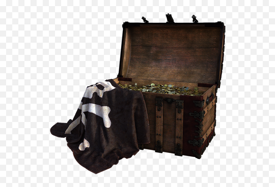 Chest Pirates Flag - Hardwood Emoji,Treasure Chest Emoji