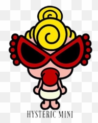 Hysteric Mini Sticker - Logo Emoji