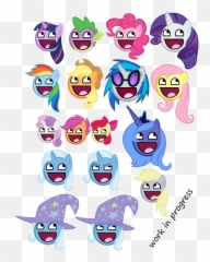 Friendship Is Magic - Little Pony Emoji