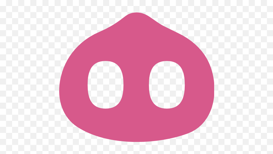 Pig Nose Emoji For Facebook Email Sms - Pig Nose Clipart,Nose Emoji