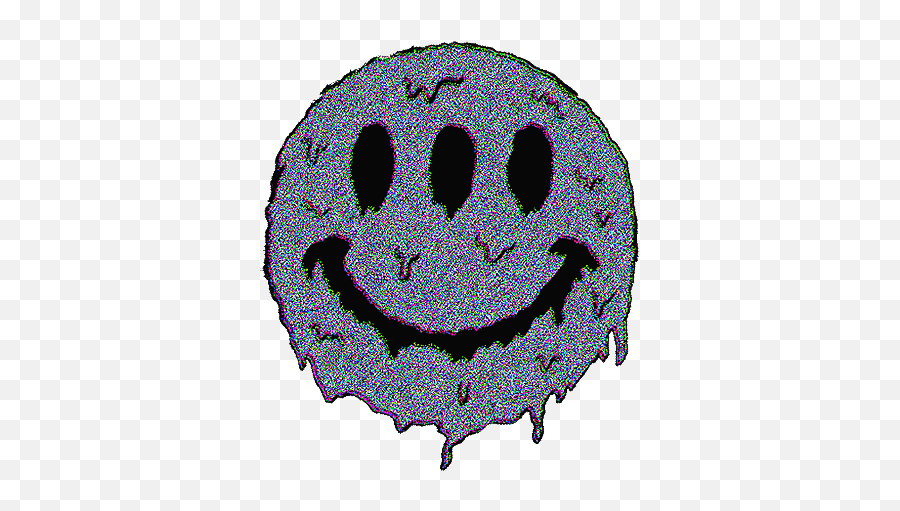 Smile Smiley Emoji Tumblr Aesthet - Melting Smiley Face Transparent,Melting Emoji