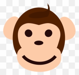 Free Laugh Laughing Vectors - Cartoon Monkey Logo Transparent Emoji,Laughing Emoji