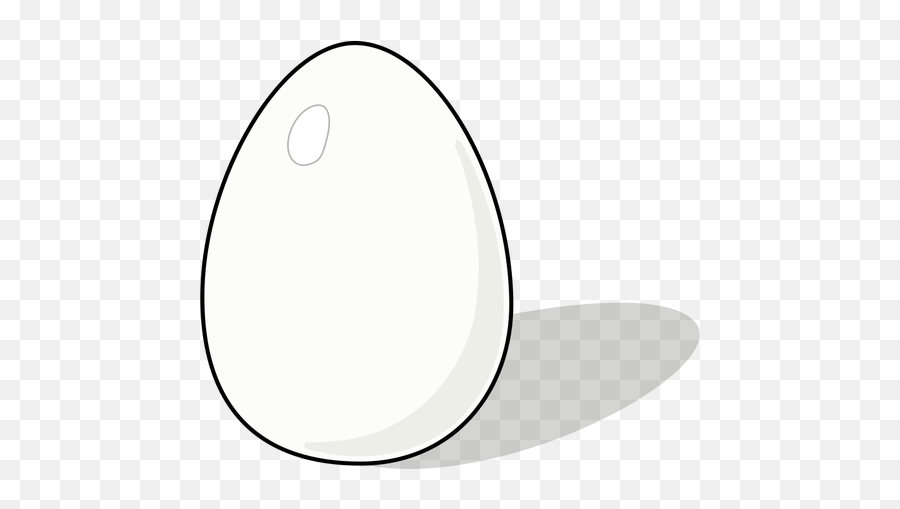 Vetor De Um Ovo De Galinha - White Egg Silhouette Emoji,Emoticons Funky