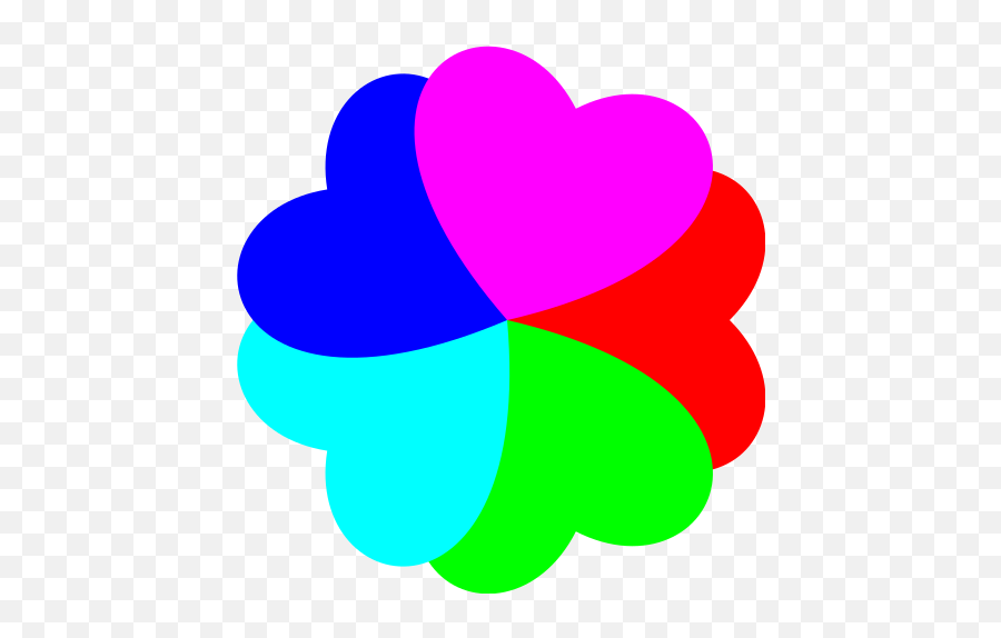 Bezier Svg Flower Heart - Scalable Vector Graphics Emoji,Heart Emoticon Meaning