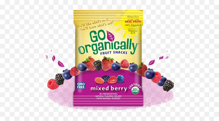 Go Organically Snack Ideas For Moms And - Go Organically Tropical Fruit Snacks Emoji,Emoji Fruit Snacks
