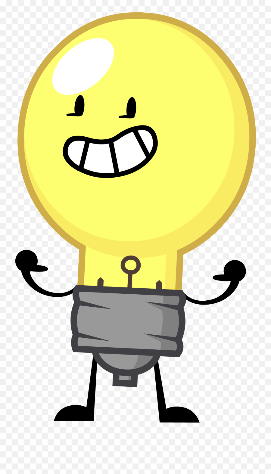 Lightbulb Clipart Personality Lightbulb Personality - Lightbulb Inanimate Insanity Emoji,Distorted Laughing Emoji