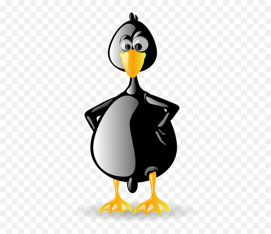 Penguin Tux Animal - Tux Waving Gif Linux Emoji,Cold Emoji Gif