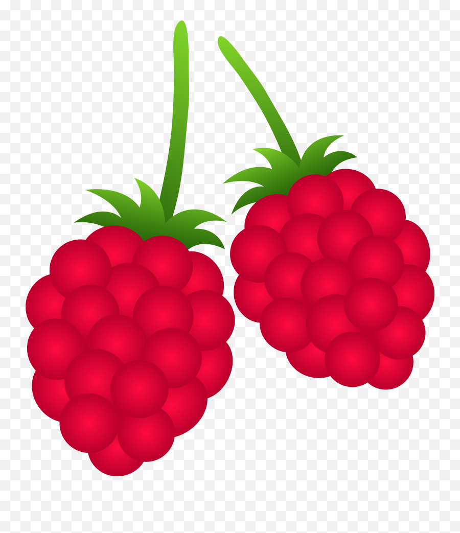 Berry Clipart Free Pack - Raspberry Clipart Emoji,Raspberries Emoji