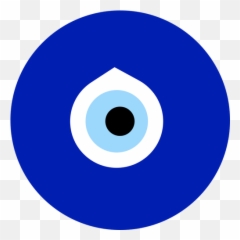 Greek Eye In Blue Color - Sign For Suicide Emoji,Eye Emoji