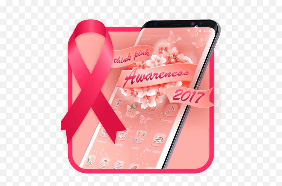 Pink Ribbon Awareness Theme - Gadget Emoji,Awareness Ribbon Emoji