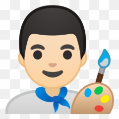 Light Skin Tone Emoji - Artist Emoji,Ud83c Emoji