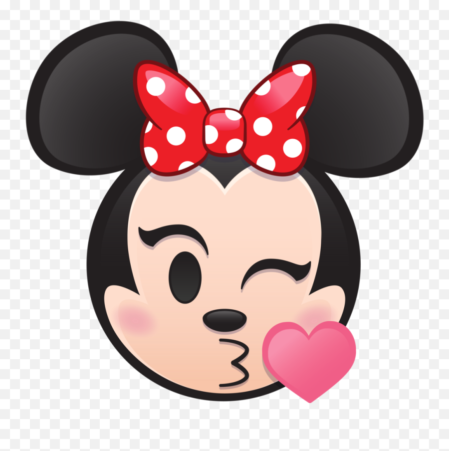 Officialstars Disneyemoji Disney Emoji Love Minn - Disney Emoji Blitz Minnie Mouse,Emoji Disney