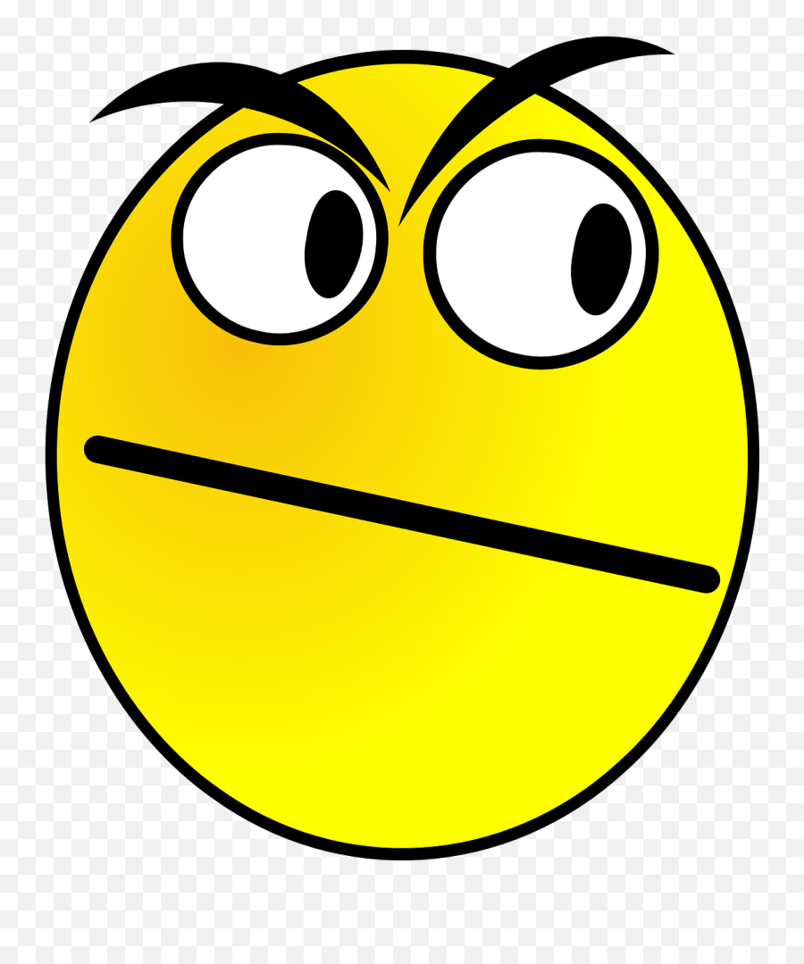 Angry Smiley Face Expression Emoticon Emotion - Smiley Face Clip Art Emoji,Angry Emoji