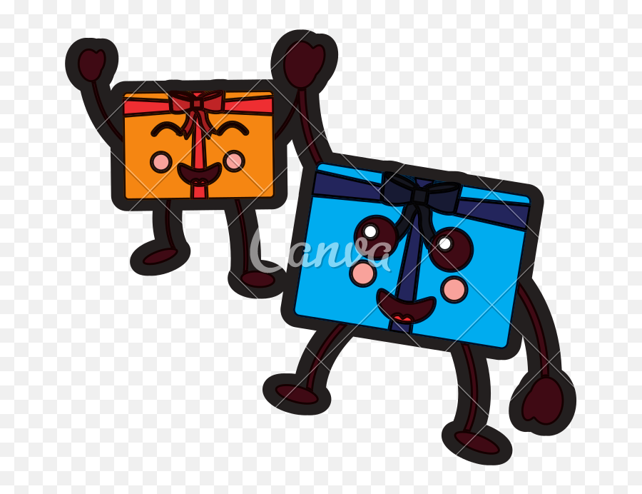 Gift Boxes Emoji Icon Image - Icons By Canva Cartoon,Present Emoji