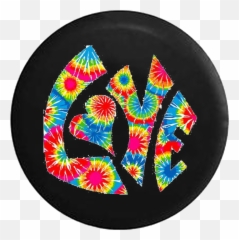 Details about Spare Tire Cover Love Heart Tiedye Peace JK Accessories Emoji