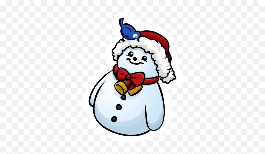 Snowman Pin Club Penguin Wiki Fandom - Club Penguin Christmas Pins Emoji,Snowman Emoji Transparent