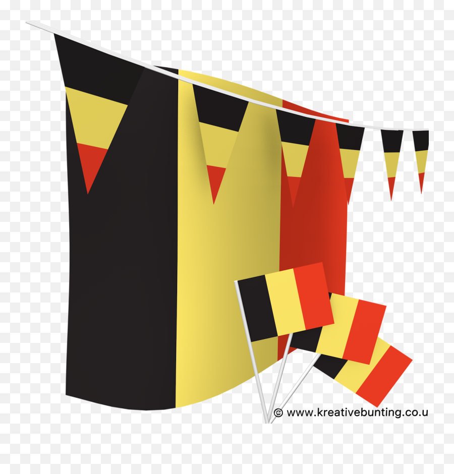 Download Belgium Football Bunting U0026 Flags Bundle - Flag Hd Flag Emoji,Saudi Flag Emoji