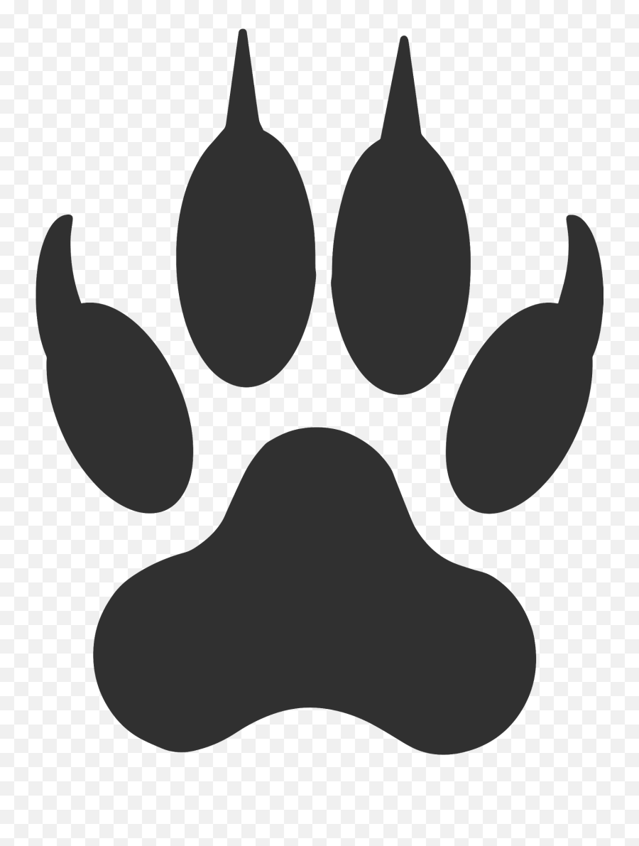 Fox Footprint Clipart Free Download Transparent Png - Lion Paw Print Emoji,Paw Print Emoji