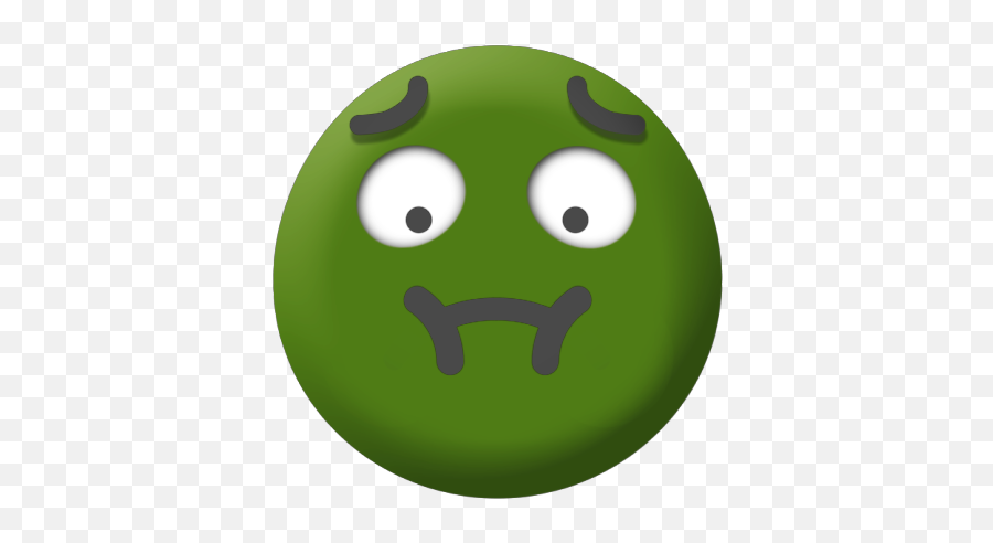 Emoji Sick - Happy,Green Emoji