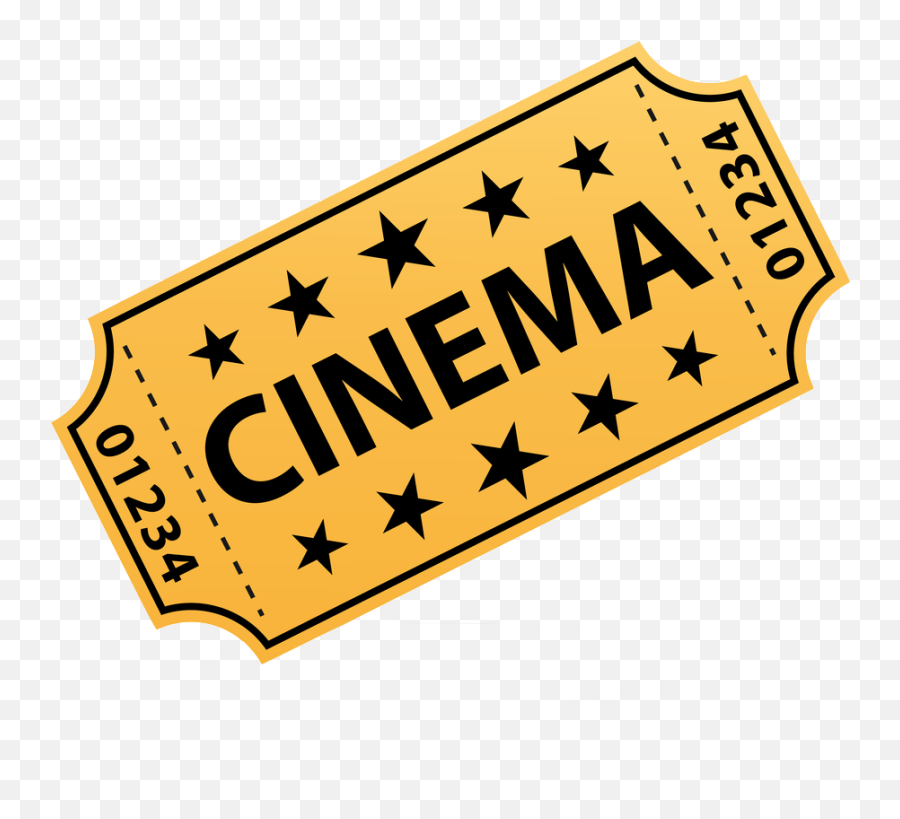 Ticket Clipart Theater Ticket Ticket - Movie Ticket Clipart Png Emoji,Theater Emoji